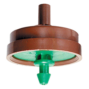 Netafim Woodpecker Pressure Compensating Dripper 2.0GPH Brown/Green (25pcs/Bag)