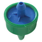 GROW1 Pressure Compensating Junior Dripper w/ CNL 0.5GPH Blue/Green (250pcs/Pack)