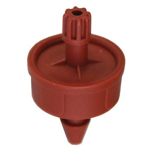 GROW1 Pressure Compensating Junior Dripper w/ LCNL 2.0GPH Red/Red (250pcs/Pack)