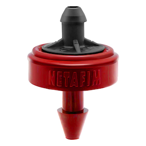 Netafim Woodpecker Pressure Compensating Junior Dripper w/ CNL 0.5GPH Red (250pcs/Bag)