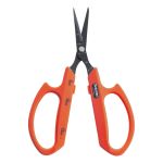Saboten PFAS Free Fluorine Coated Curved Blade Trimming Scissors Orange (PT-19)
