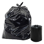 Contractor Bags 42 Gallon Black 3mil 33in x 48in (20 Bags/Box)