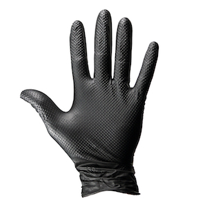Dirt Defense 6mil Diamond Grip Nitrile Gloves Large (100pcs/Box)