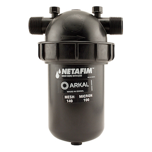  Netafim Manual Disc Filter 1in MPT x MPT 140 Mesh 5-26GPM
