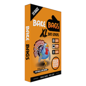 Bake Bags Bin Liners 48in x 36in (10 Pack)
