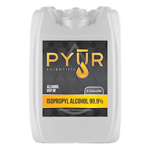 Pyur Scientific Isopropyl Alcohol 99.9% IPA 5 Gallon (DROP SHIP ITEM)