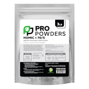 Pro Powders Humic + 70/5 (Humic & Fulvic Acid Powder) 3lbs