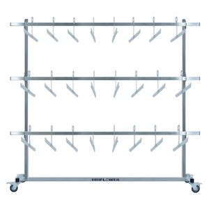 DriFlower Rolling Dri-Rack w/ 41in J-Hangers