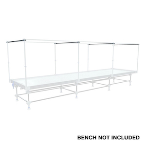 Trellis Bx D5 Galvanized steel 5ft long Horizontal Trellis Cross Bars and connectors (4 count/box)