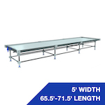 Wachsen 5' Rolling Bench 65.5'-71.5' Length